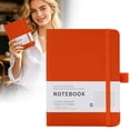 thumbnail image 2 of Lined Journal Notebookongmies A5 Hardcover Notebook Ruled Lined Journal Set with Pen Holder for Work Business Journaling Note Taking, 4.41"X5.75", 2 of 9