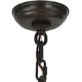 thumbnail image 6 of Meyda Tiffany 144387 Greenbriar Oak 6 Light 45" Wide Pendant - Bronze, 6 of 7