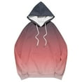 thumbnail image 4 of Women's Oversized Hoodies Crewneck Loose Fit Holiday Gradient Print Tops Long Sleeve Fall 2026 Sweatshirts, 4 of 5