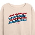 thumbnail image 3 of Marvel Captain America - Logo - Women's French Terry Pullover Sweatshirt, 3 of 5
