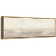 thumbnail image 2 of IDEA4WALL Extra Large Framed Canvas Print Wall Art Minimalist Neutral Landscape Abstract Horizon Line Retro Artwork Nature Wilderness Fine Art Vintage Decor for Home Decoration - 60"x20", 2 of 5