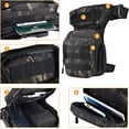thumbnail image 2 of Bolsa para pierna, bolsa táctica militar para muslo, bolsa multifunción Molle para senderismo, acampada, escalada, viajes, motocicleta, ciclismo, caza, camuflaje, 2 of 3