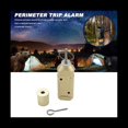 thumbnail image 5 of 1 Juego de Alarma para Acampar Al Aire Libre, Disparador de Alarma de Viaje Perimetral, Alarma Perimetral de LíNea de Viaje de Cobertura de 360°, Amarillo Desierto, 5 of 5