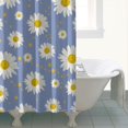 thumbnail image 4 of Waterproof Cute Boho Daisy Shower Curtain 72x72 Inch Boho Style Polyester Unique Shower Curtain for Bathroom Hotel Home Decor with 12 Plastic Hooks, 4 of 5