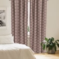 thumbnail image 2 of Geometric Curtains 2 Panels Set, Modern Ornament Mosaic Pattern with Abstract Floral Mandala Inspired, Window Drapes for Living Room Bedroom, 56"W X 84"L, Multicolor, by Ambesonne, 2 of 5