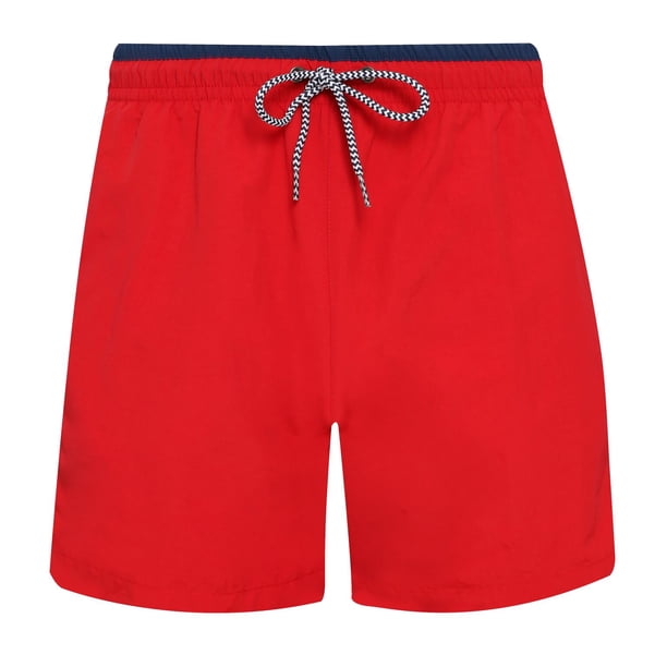 Asquith & Fox - Bermudas para Hombre (Rojo/ Azul marino)