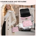 thumbnail image 3 of KUIFORTI Pink Axolotl Crossbody Leather Bag Hard-Wearing Small Shoulder Bag Ladies Handbag Easy to Carry Portability Purse Shoulder Bags with Chain Strap for Work Shopping, 3 of 7