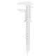 thumbnail image 2 of Scienceny Calibrador Vernier deslizante de 150mm, Mini medidor de medición, herramienta de medición precisa de apertura de doble escala para experimentos Medidores de medidas dimensionales Blanco Scienceny TO000297-01, 2 of 6