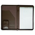 thumbnail image 1 of E3403-Cartera-De-Piel-Marrón-Chocolate-De-Lujo-Con-Cremallera-Tamaño-Legal, 1 of 4