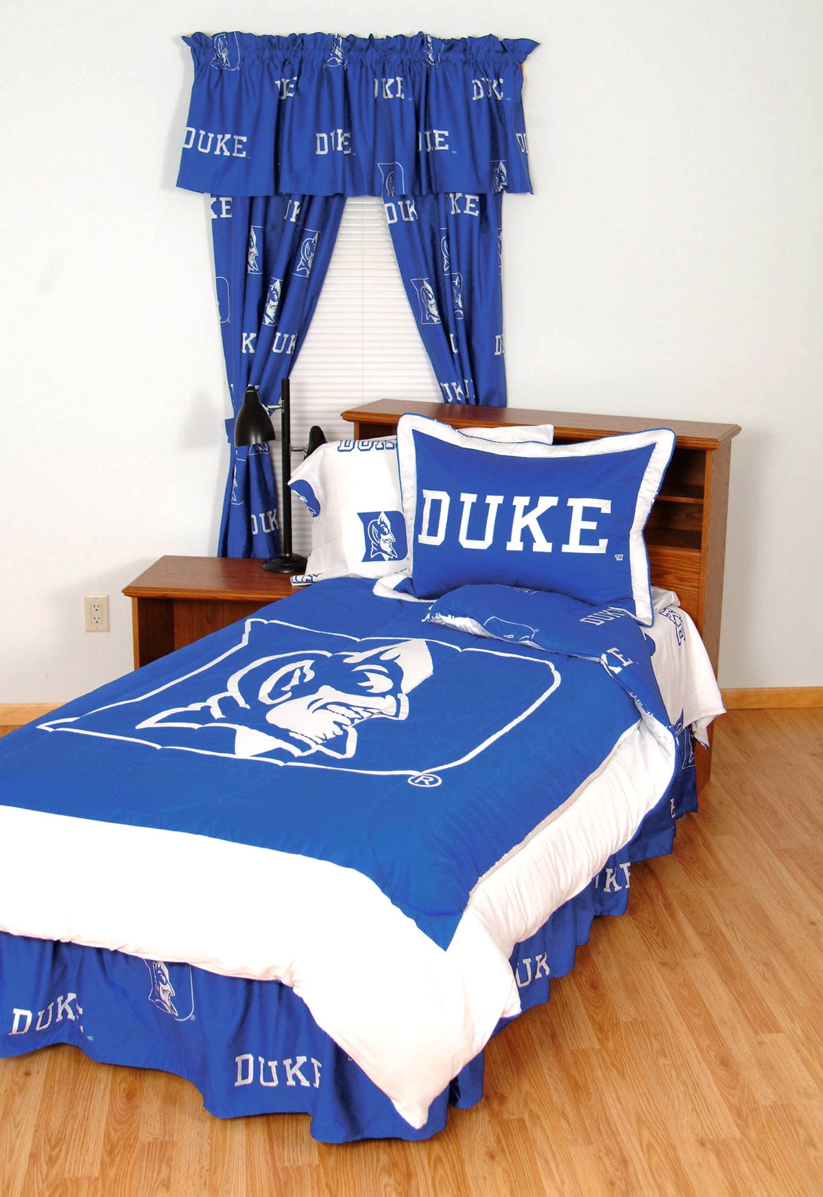 Sports Coverage NCAA Duke U Blue Devils King Bed Skirt