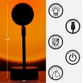 thumbnail image 2 of Urban Shop Aura LED Sunset Projector LED Lamp, Orange, 10.23" H, 2 of 6