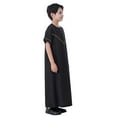 thumbnail image 6 of Toddler Boys Tops Casual Long Tunic Clothing Black Size 4-5T, 6 of 9