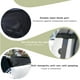 thumbnail image 3 of Parasol universal para ventana lateral de coche, 2 piezas de doble capa transpirable lateral de malla solar para ventana trasera de coche para bebé, 34,6 x 20,4 pulgadas, 3 of 5
