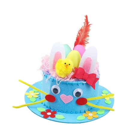 

2 Pieces DIY Easter Bonnet Material Handmade Crafts Decorations Party Favors