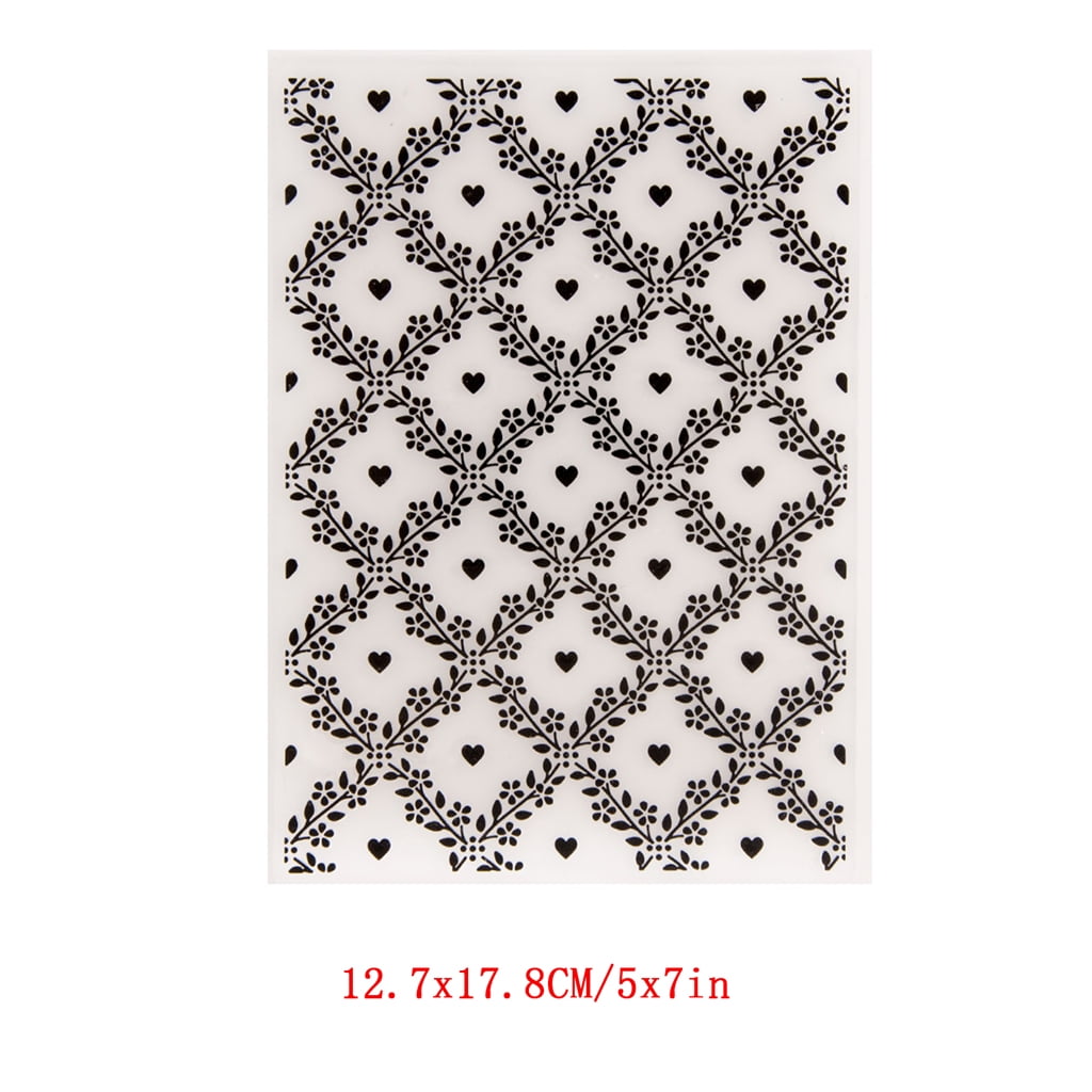 Welcome to Joyful Home 1PC Mountain View Background Embossing Folder for Card Making Floral DIY Plastic Scrapbooking Photo Album Card Paper DIY Craft Decoration Template Mold 