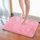 thumbnail image 1 of Alfombras de baño LYCAQL de chenilla extrasuave y absorbente, 61 x 41 cm, antideslizantes, de secado rápido, lavables a máquina, para suelo, bañera y ducha, color rosa, 1 of 5
