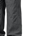thumbnail image 4 of BRELIL Men's Cargo Pants Loose Fit Wide Leg Drawstring Casual Streetwear Activewear Quick Dry Joggers Workout Hiking Trousers Solid Fall Fashion, Dark Gray XL, 4 of 5
