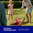 thumbnail image 6 of FLINGSPORT Portable Cornhole Board Set, Foldable Wooden Travel Size, 24"x15", 6 of 8