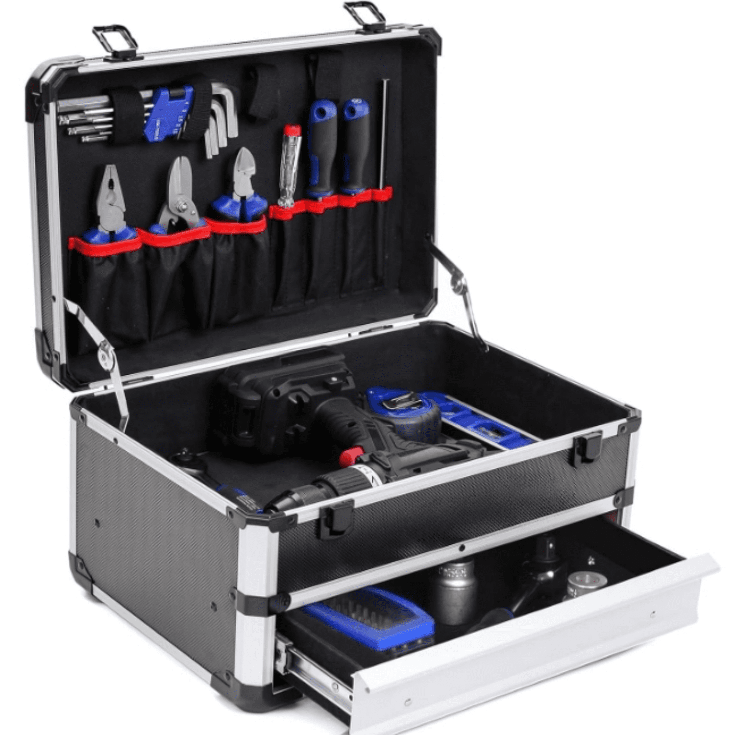 Tool Box Hard Case Tool Organizer Storage Cabinet Carry Case Tool box with Drawers