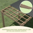 thumbnail image 4 of VEIKOUS 10'x 12' Outdoor Wooden Grill Gazebo, Heavy Duty Bbq Pergola for Deck, Garden and Patio, 4 of 14
