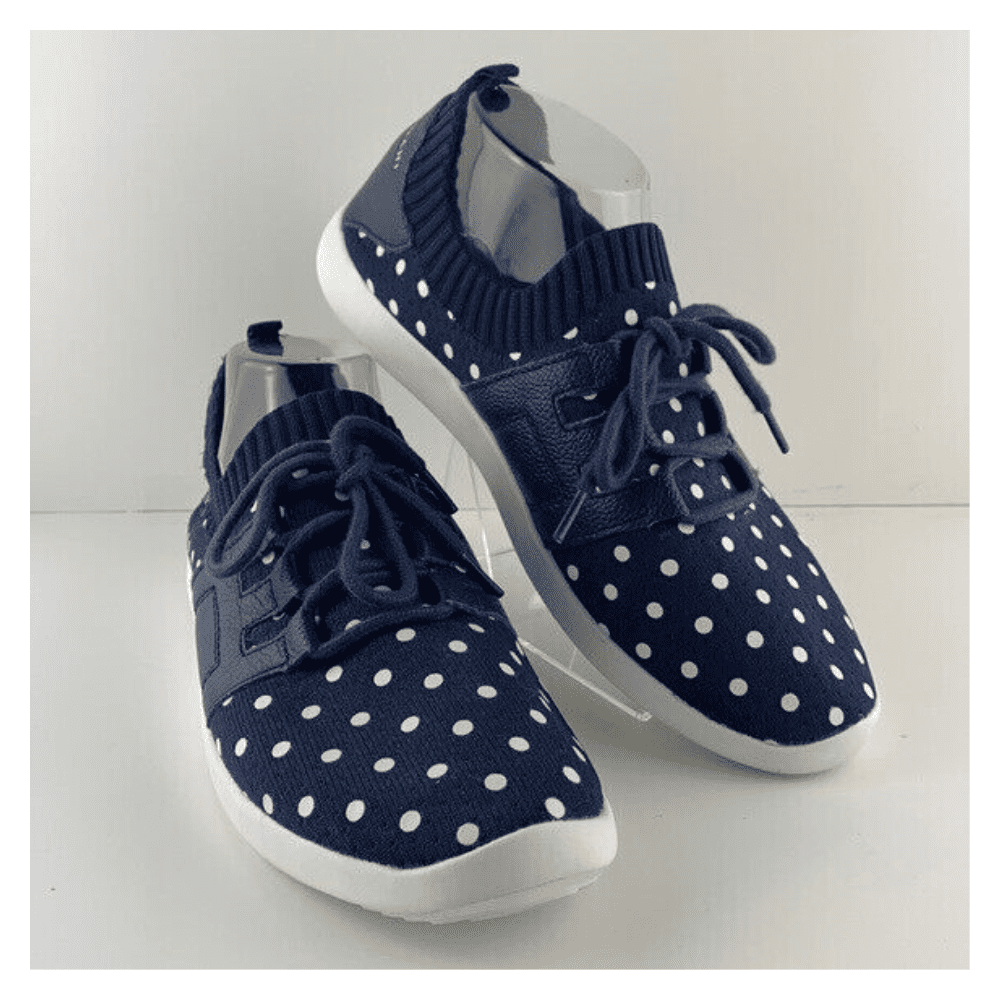 Isaac mizrahi polka dot sneakers outlet