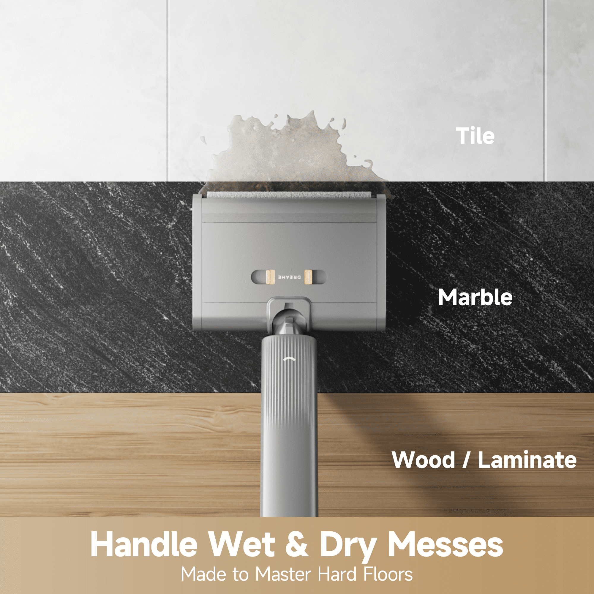 Dreame Floor X100 Cordless Wet & Dry Floor Washer for Tile, Wood, Marble & Laminate