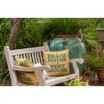 thumbnail image 5 of 20" x 20" Simply Daisy Beach House Best House Indoor/Outdoor Pillow, Kelly Green Qty 1, 5 of 6