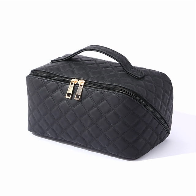 QTOCIO Trousse de Maquillage Grande Capacité Sac de Rangement pour Produits de Maquillage Trousse de Toilette de Grande Valeur Trousse de Rangement pour Oreillers
