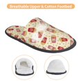 thumbnail image 3 of Fotbe Cartoon Popcorn Pantuflas Peludas para Mujer con Estampado, Zapatillas de Peluche, Zapatos de Invierno para Casa, Uso Interior y Exterior-Large, 3 of 8