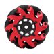 thumbnail image 2 of Rueda motriz Mecanum, ruedas omnidireccionales, piezas de coche RC, accesorios de neumáticos RC (rojo), 2 uds., 2 of 8