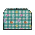 thumbnail image 2 of Daiia Starfish On Checkered Background Pattern 4 slice Toaster Cover, Toaster Appliance Dust-proof Cover For Kitchen Small Appliance Dust Cover and Fingerprint Protection, 2 of 7