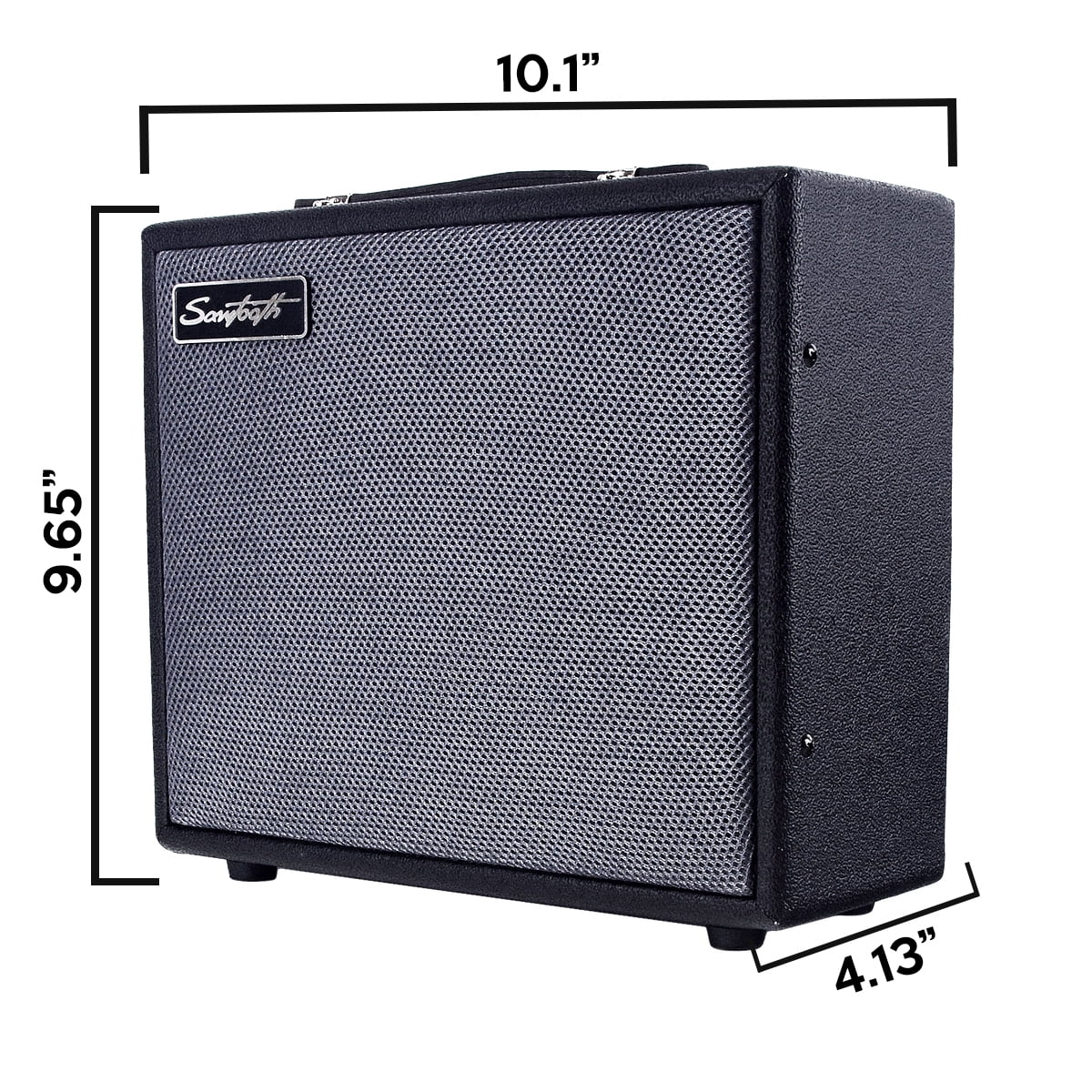 Sawtooth 10-Watt Electric Guitar Amplifier with ChromaCast Pro Series Instrument Cable and Pick Sampler
