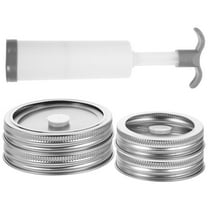 Masteelf Vacuum Sealer for Regular Jars Mason Jar Cover Jar Vacuum Attachment Manual Portable Vacuum Pump Food Jar Sealer for Home Supplies