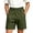 Army Green, variant on Twczz Boys Cargo Shorts with Pockets- Casual Stretch Elastic Waist Baggy Hiking Shorts Khaki Size 5-14