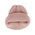 thumbnail image 2 of CTM  Solid Braided Knit Winter Beanie Hat (Women), 2 of 4