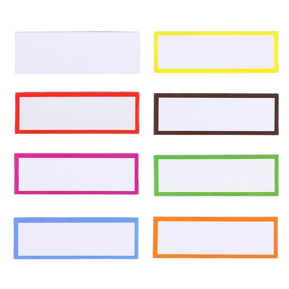 Raindrops 40 Magnetic Reusable Name Labels for Whiteboards, Lockers, Fridges, School