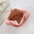 thumbnail image 2 of Bolso de hombro acolchado para mujer Bolso acolchado de algodón informal Color sólido para el trabajo (rosa), 2 of 6