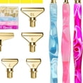 thumbnail image 2 of Herramientas para manualidades con diamantes, bolígrafo taladro con punta roscada portátil y de agarre cómodo. Oro, 2 of 9