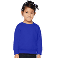 thumbnail image 4 of Rabbit Skins Toddler Fleece Crewneck Sweatshirt, Soft & Durable Kids Sweatshirt, Royal,4T, 4 of 5