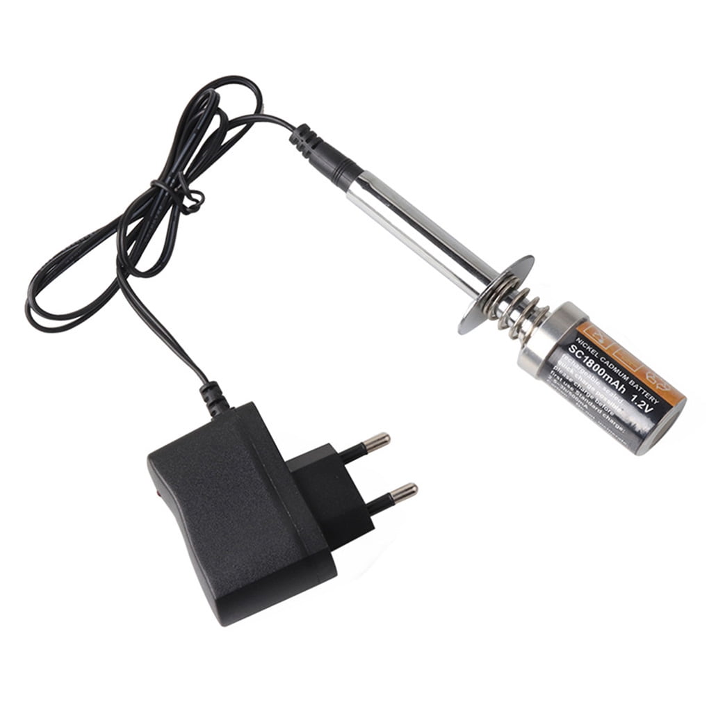 TianranRT Glow Plug Ignition Device with Battery Charger for HSP RedCat Powered 1/8 1/10 RC Car
