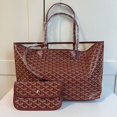 thumbnail image 1 of Goya Bolso Diente De Perro 170 Aniversario Limitado Color Gris Rosa Gris Verde Tote Shopping Bag Tote Mummy Bag Y Zimu, 1 of 5