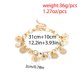 thumbnail image 4 of Collar De Cadena De Eslabones De , Gargantillas De Disfraz De Rapero Dorado Con Borlas, Monedas, Joyería, Collar De Rapero, De 12,2 Yinane collar de cadena de oro de las mujeres, 4 of 8