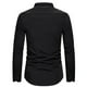 thumbnail image 3 of pstuiky Camisas casuales de manga larga para hombre, Camisa formal con estampado de color para hombre y blusa de manga larga con cuello vuelto Tops de talla grande para hombre l, 3 of 3