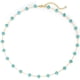 thumbnail image 1 of Collar LADYGD de Cuentas Turquesa con Baño de Oro 14K de 45 cm, 1 of 6