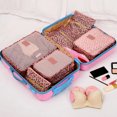 thumbnail image 4 of 6pcs Travel Organizer Set Suitcase Storage Bag Portable Clothes Underwear Shoes Cubes For Travels Makeup Bags Luggage Organizers, 4 of 10
