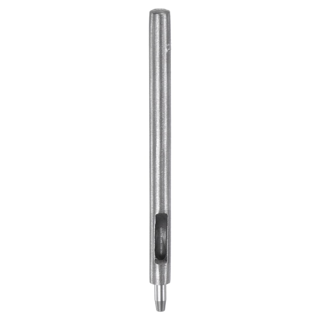 Cuero Agujero Perforador 2,5mm Recto Redondo Punzón Ojal Presión Remache Colocador para Cuero Artesanía Ropa Bolso Tela Cortina