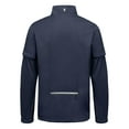 thumbnail image 4 of Little Donkey Andy Men's Softshell Jacket - Lightweight, Waterproof, Detachable Sleeves for Golf, Hiking, Cycling, and Running Blue L, 4 of 7