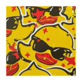 thumbnail image 4 of Acheng Rubber Ducks Sunglasses Stars Square Table Cloth 100% Polyester Fiber 52*52, 4 of 8