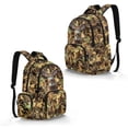 thumbnail image 2 of DISNIMO Deer Camo Print Large Capacity Backpack for Elementary Middle School Students, Multi Compartment School Bag with Side Mesh Pockets for Textbooks Stationery Daily Use, 2 of 7