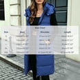 thumbnail image 2 of Horkkom Womens Vests Outerwear Winter Zip Up Long Puffer Jacket Warm Fuzzy Hooded Sleeveless Jacket with Pockets S, 2 of 6